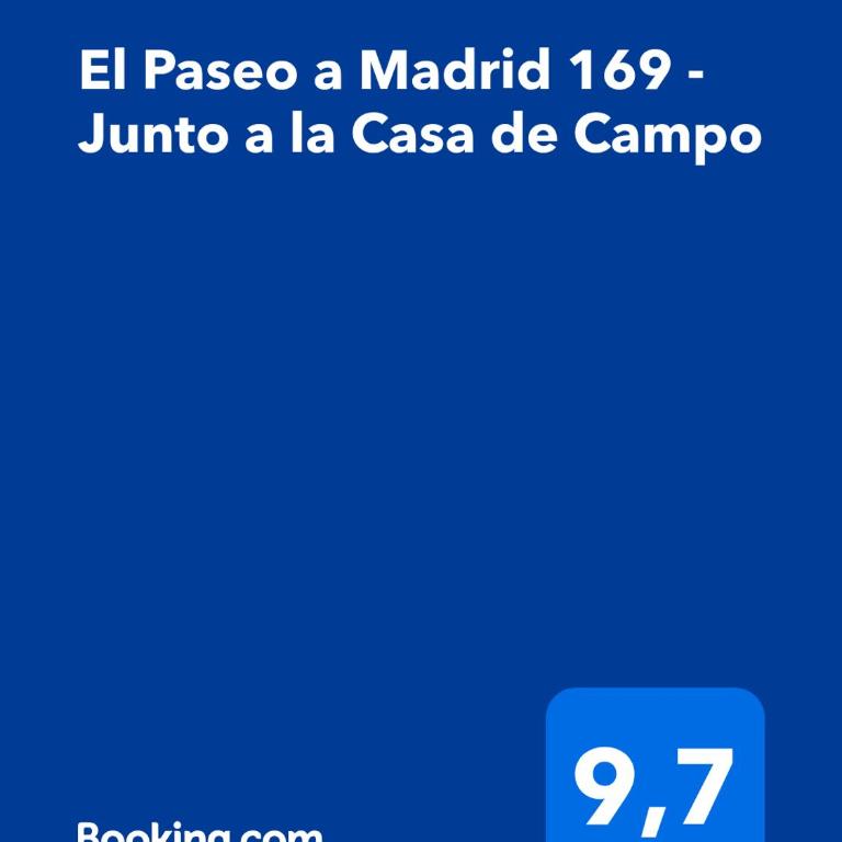 El Paseo a Madrid 169 - Junto a la Casa de Campo - Appartement Supérieur 1 Chambre - 40