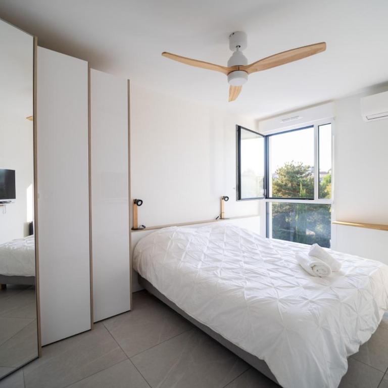 FRGK "BEL AZUR 1 BDR Luxury Sea View Parking AC WIFI HIGH SPEED " - Appartement - 5
