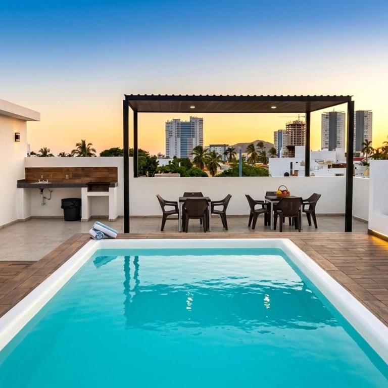 Lomas de Mazatlán - Zona Dorada y 1 Min Playas - Apartment mit 2 Schlafzimmern - 1