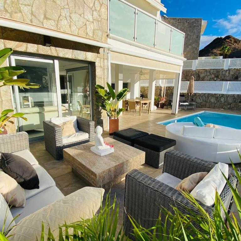 La canaria, Luksus villa with heated pool - Maison 3 Chambres - 50
