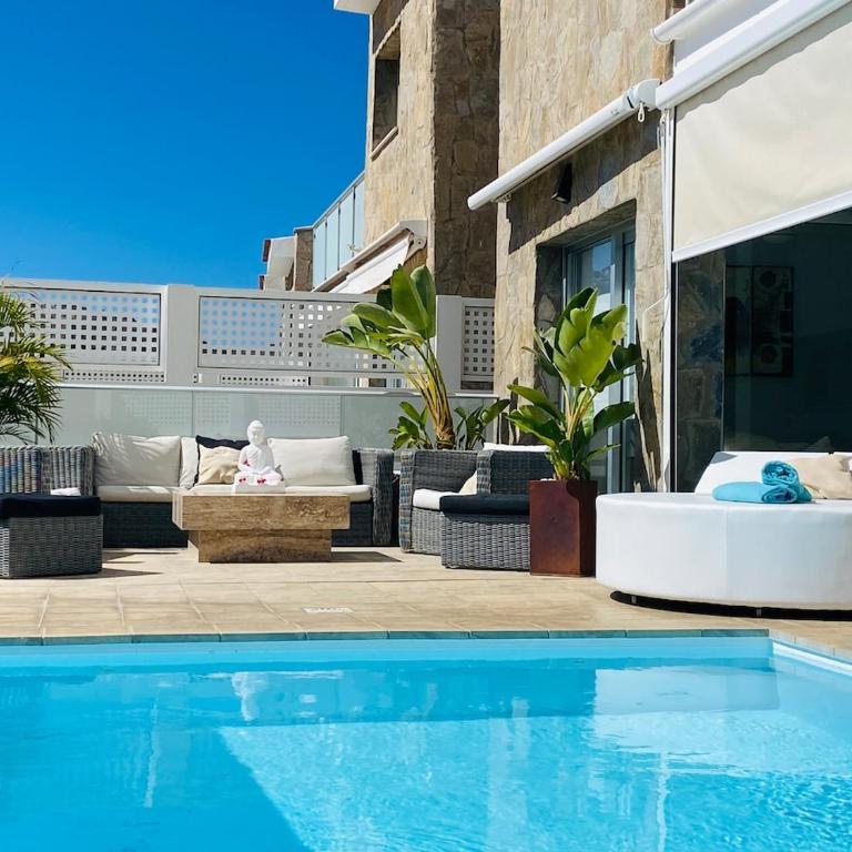 La canaria, Luksus villa with heated pool - Maison 3 Chambres - 57