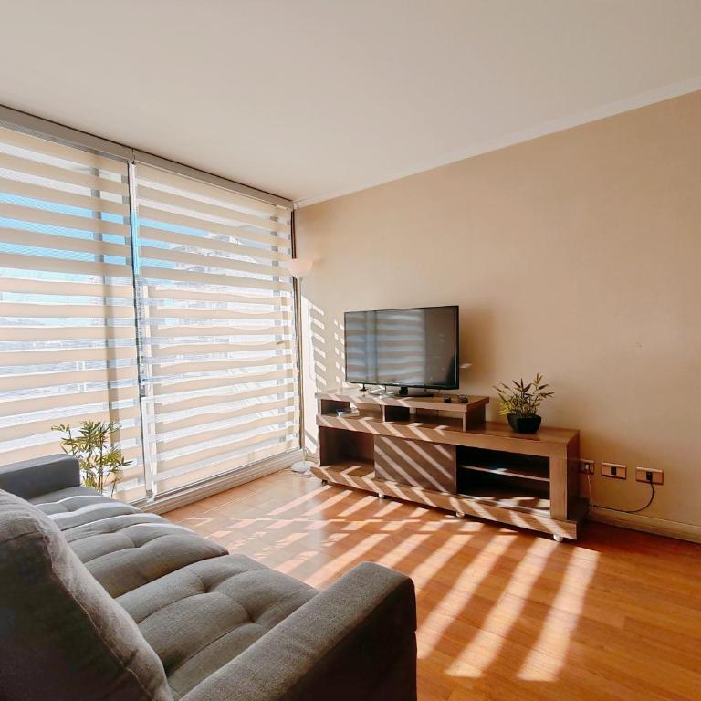 Ubicación ideal! Cálido Departamento a pasos de la playa - One-Bedroom Apartment with City View - 6