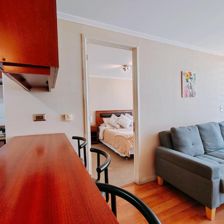 Ubicación ideal! Cálido Departamento a pasos de la playa - One-Bedroom Apartment with City View - 13