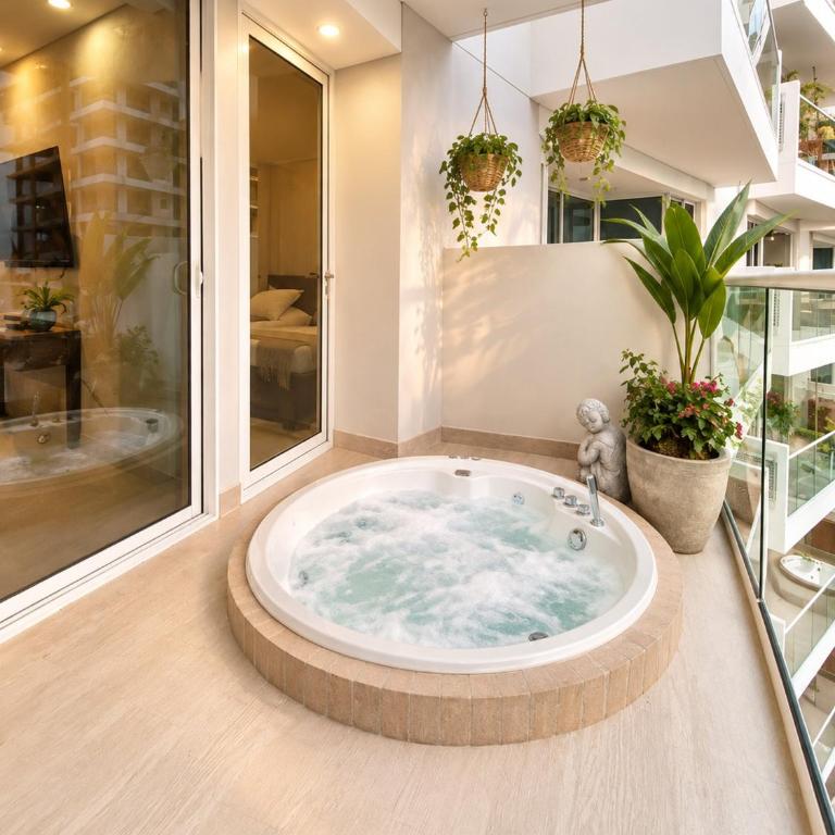 MQ701 Nuevo Apto Boho Style Jacuzzi privado - Apartment - 7