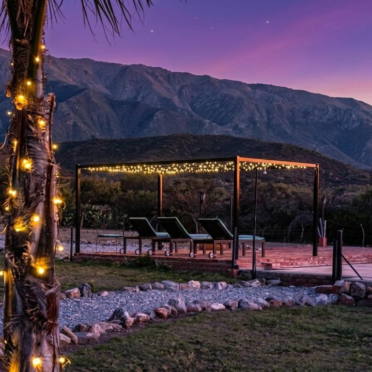 Cabaña con pileta y vista a los Comechingones - Bungalow de 2 dormitorios - 6