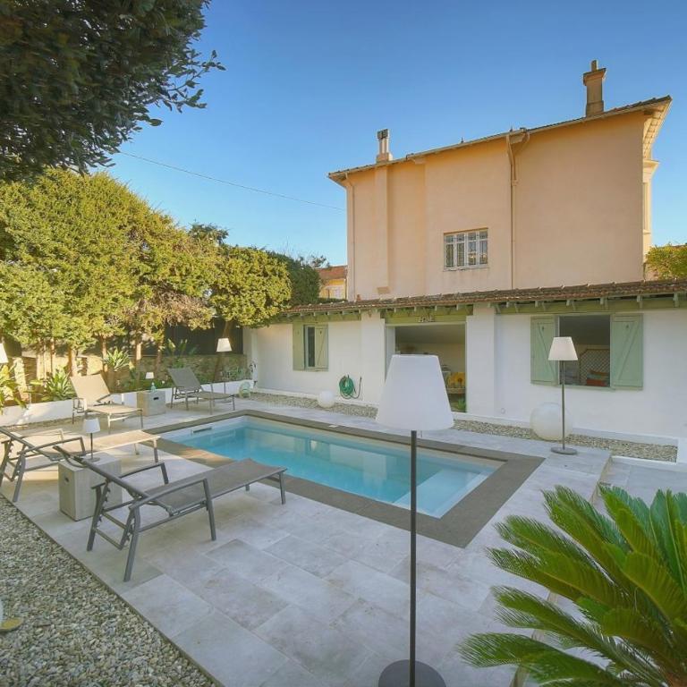 FRGK VERT COTEAU Luxury Private Villa 4 Bedrooms Pool Garden Parking Cannes - Villa avec Piscine Privée - 5