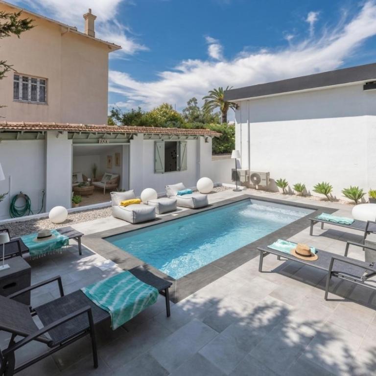 FRGK VERT COTEAU Luxury Private Villa 4 Bedrooms Pool Garden Parking Cannes - Villa avec Piscine Privée - 63