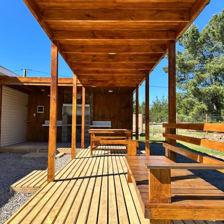 Cabañitas Zelada en un ambiente natural con piscina fogón Quincho Terraza parking full equipadas en 5000 mtrs - Casa de 2 dormitorios - 30