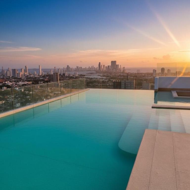 Luxury apto ocean View 2BR Great location - Two-Bedroom Deluxe Apartment with Harbor View - 2