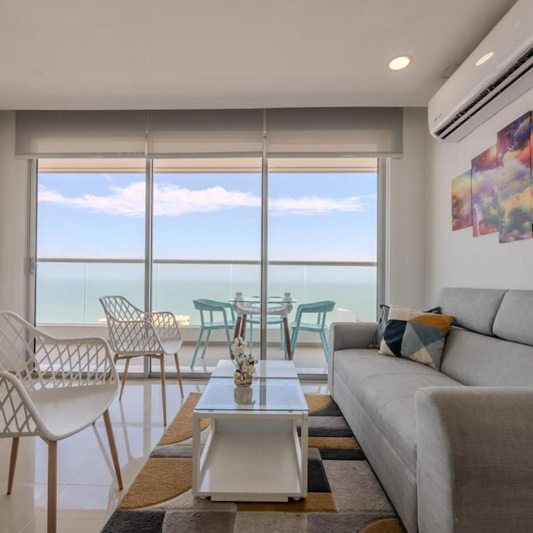 Luxury apto ocean View 2BR Great location - Two-Bedroom Deluxe Apartment with Harbor View - 37