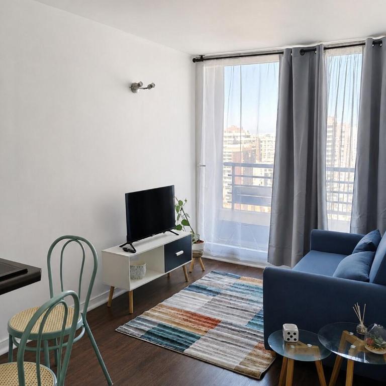 Panoramic View Balcony Metro Parque Almagro - One-Bedroom Apartment - 8