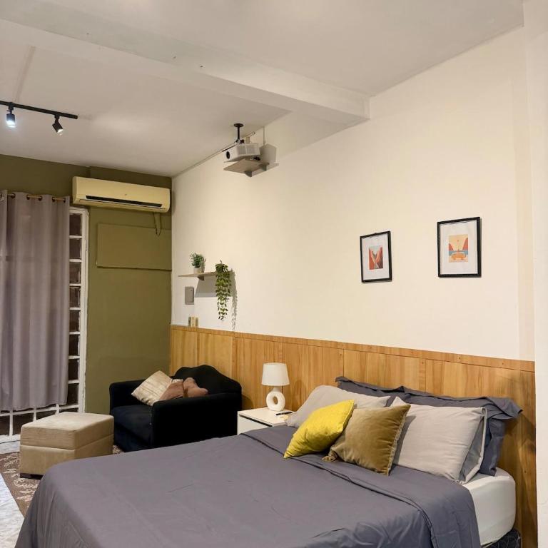 Warm and Quiet Loft with Home Theater in Asunción - One-Bedroom Apartment - 1