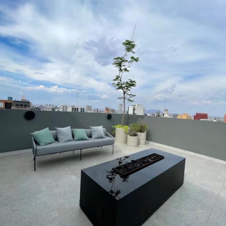 Seguridad Alberca Gym Terraza y Estacionamiento - Apartment mit 1 Schlafzimmer - 1