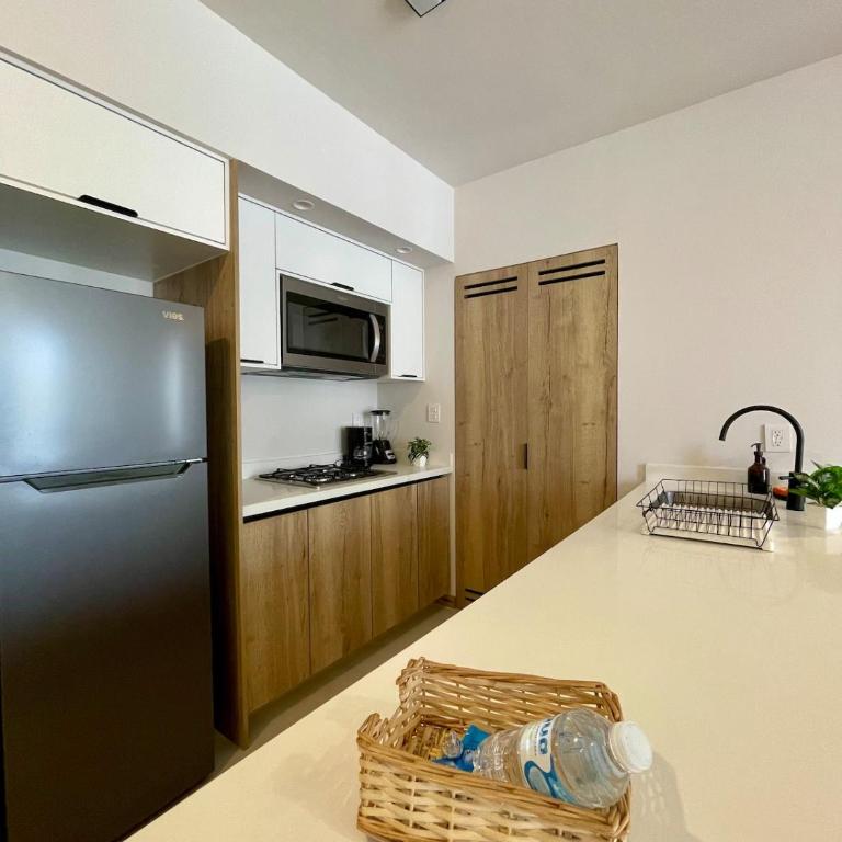 Seguridad Alberca Gym Terraza y Estacionamiento - Apartment mit 1 Schlafzimmer - 31
