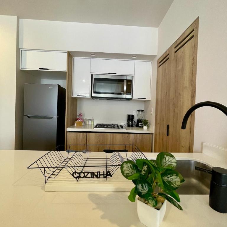 Seguridad Alberca Gym Terraza y Estacionamiento - Apartment mit 1 Schlafzimmer - 30