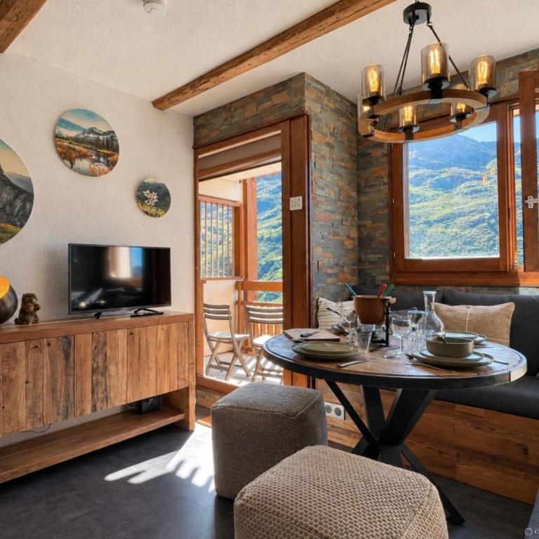 CI17B Le refuge des Marmottes Skis aux pieds - Apartment mit 2 Schlafzimmern und Bergblick - 6