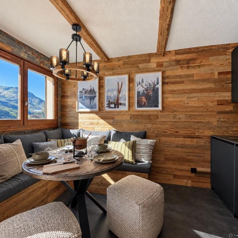 CI17B Le refuge des Marmottes Skis aux pieds - Apartment mit 2 Schlafzimmern und Bergblick - 11