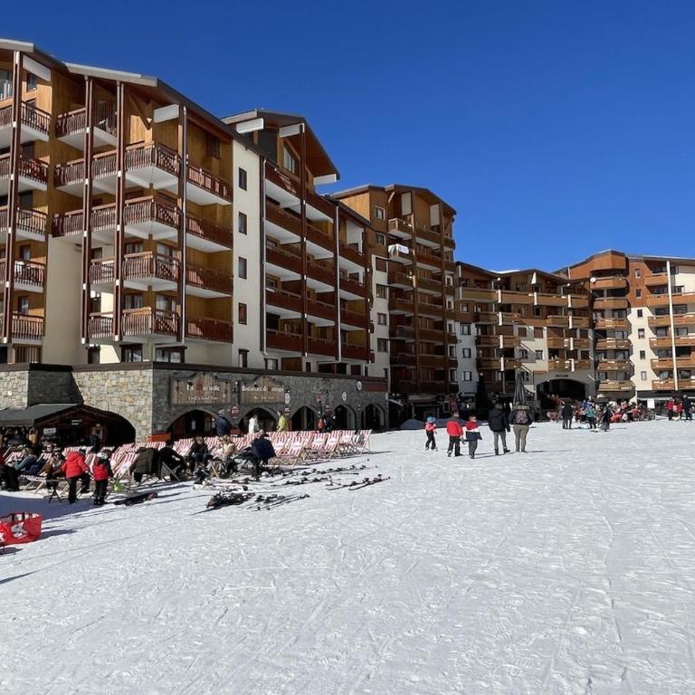 CI17B Le refuge des Marmottes Skis aux pieds - Apartment mit 2 Schlafzimmern und Bergblick - 23