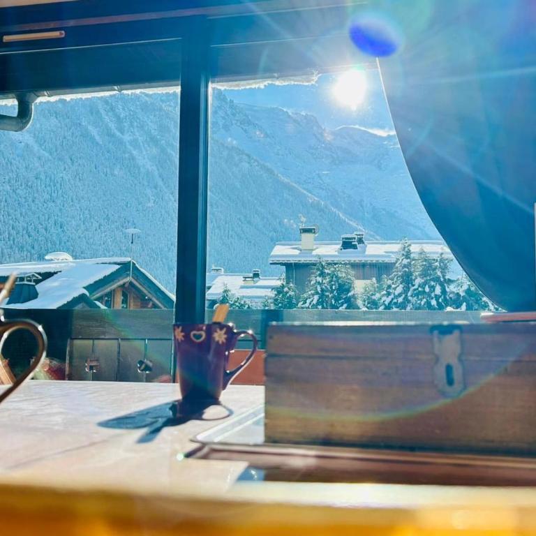 Bright with balcony views of Mont Blanc Parking - Apartment - 5