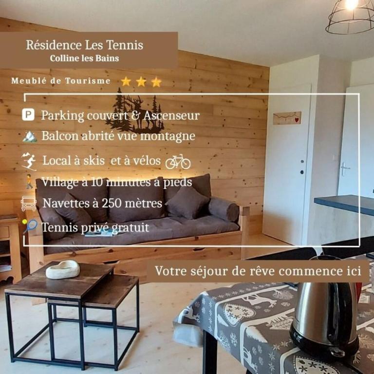 Villard je t'aime - Résidence Les Tennis - 2 Appartements 2 pièces 5 p et 6 p - Appartement 1 Chambre - 1