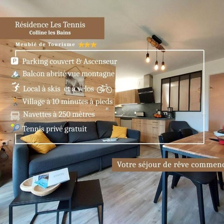 Villard je t'aime - Résidence Les Tennis - 2 Appartements 2 pièces 5 p et 6 p - Appartement 1 Chambre - 1