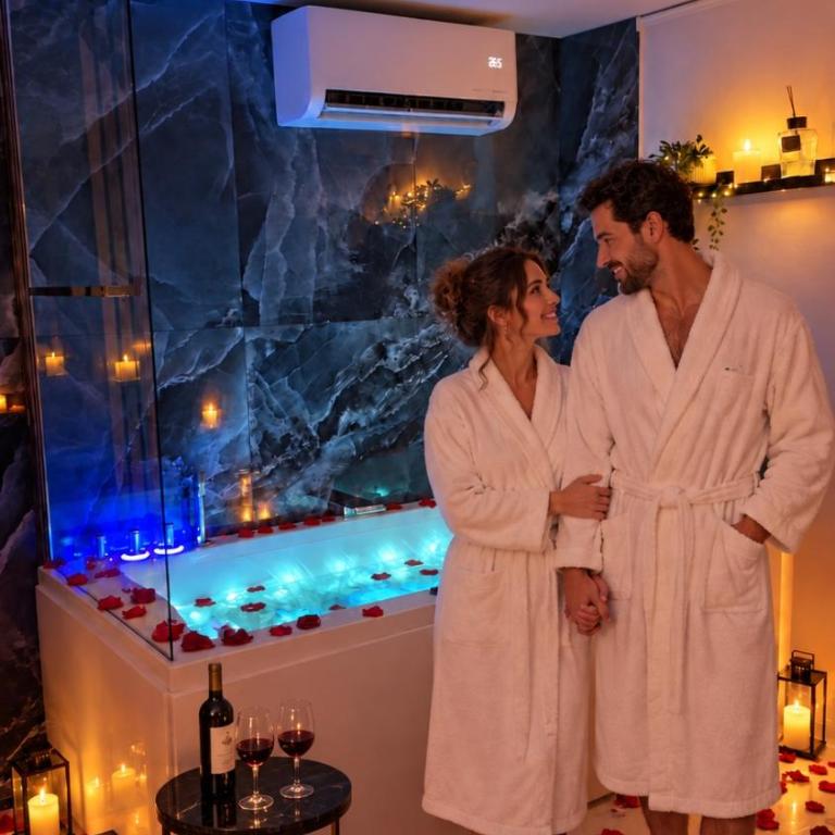 Cocon d Amour Studio avec Jacuzzi Terrasse et Parking Privé - Maison 1 Chambre - 1