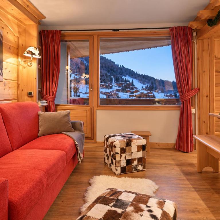 Appartement au pied des pistes Courchevel 1850 Bellecote - Studio avec Balcon - 1