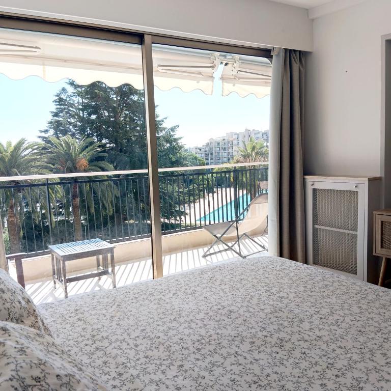 Longstay Cannes marinacom 150 days minimum in winter Apartment 50 m2 for 2 p maximum Marina view, Swimming pool, Wi-Fi, Air co Parking - Apartment mit 1 Schlafzimmer - 9