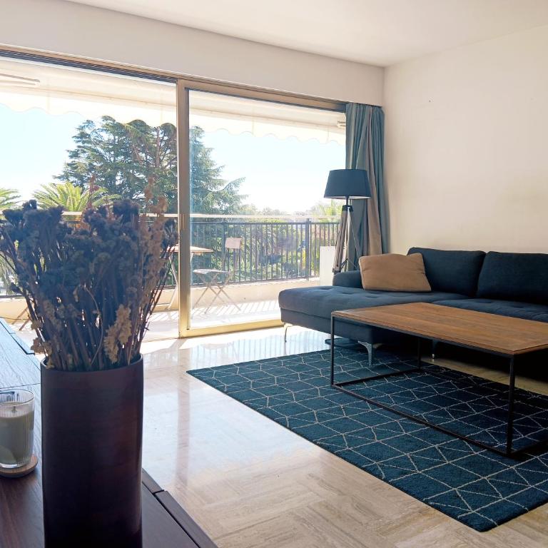 Longstay Cannes marinacom 150 days minimum in winter Apartment 50 m2 for 2 p maximum Marina view, Swimming pool, Wi-Fi, Air co Parking - Apartment mit 1 Schlafzimmer - 11