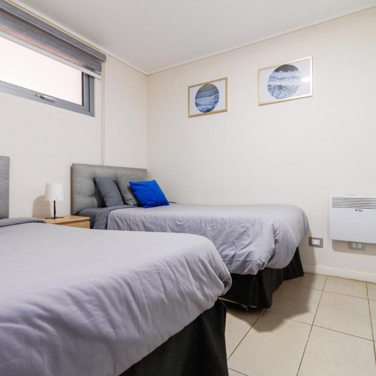 Primera línea con vista al mar y Estacionamiento en Concon - Apartamento de 2 dormitorios con balcón y vistas al mar - 18