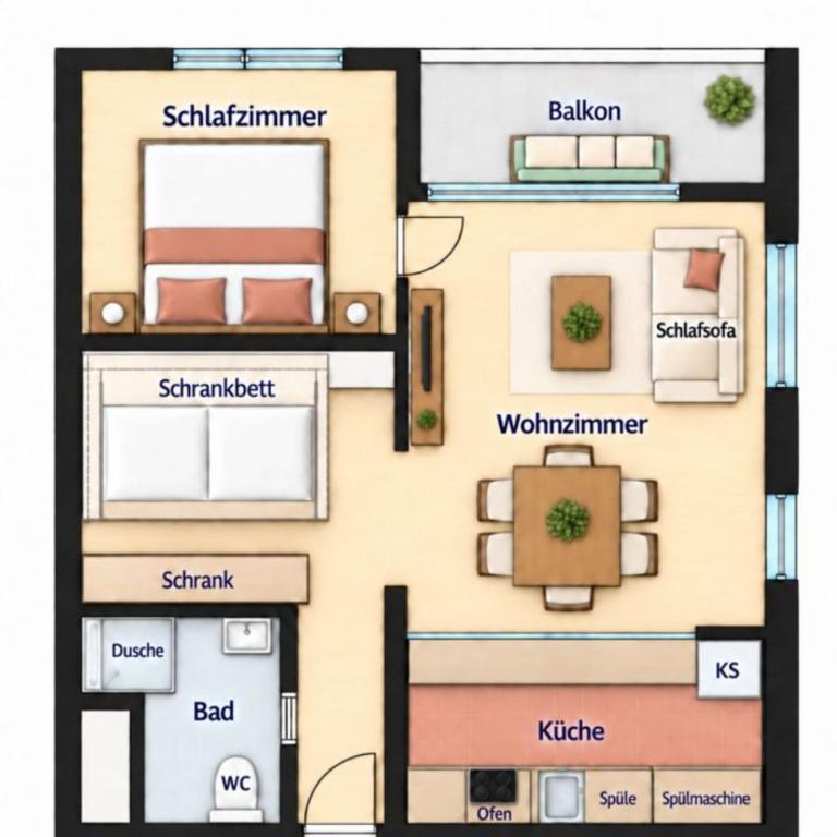 Brentsch A30 - Apartment mit Blick auf die Berge - 2