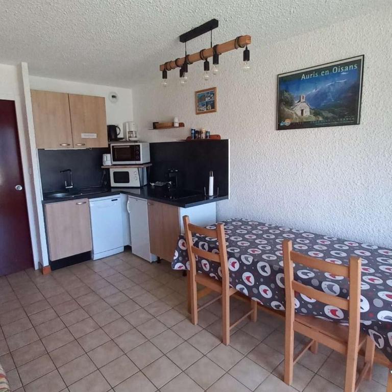 Studio cabine 4 pers à 150m des pistes - Auris en Oisans - Appartement 1 Chambre - 11