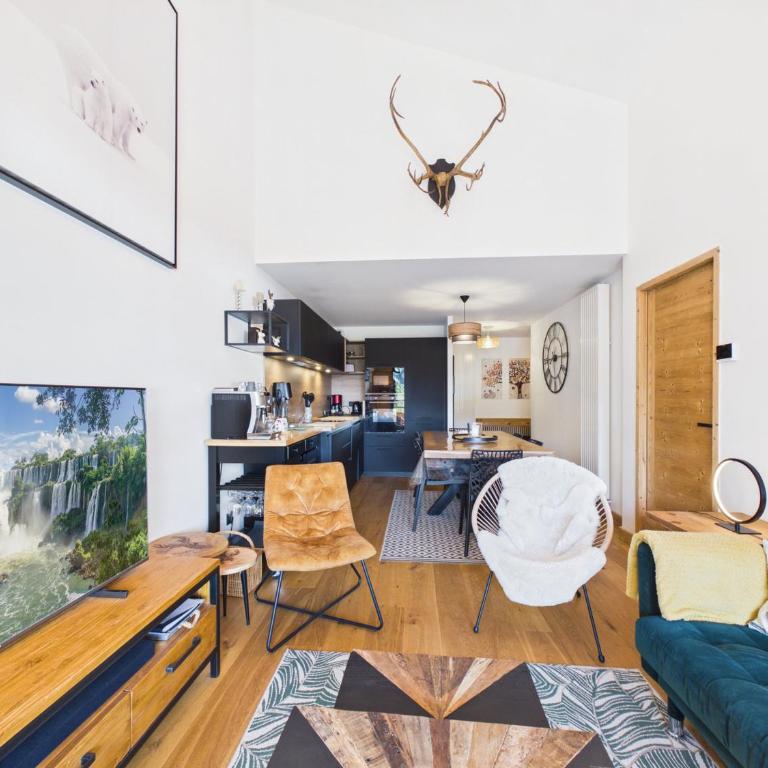 Superbe Appartement 4 Étoiles, 2 Chambres, Proche Pistes, Balcon, Parking, Ski & Vélo - Appartement 2 Chambres - 8