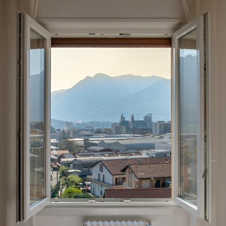 Lake Como 5' - Mountain View - 10' Station - Wifi, AC - Appartamento con 2 Camere da Letto e con Vista - 3