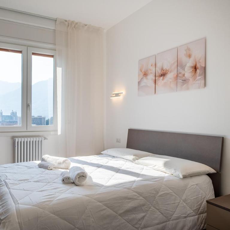 Lake Como 5' - Mountain View - 10' Station - Wifi, AC - Appartamento con 2 Camere da Letto e con Vista - 18