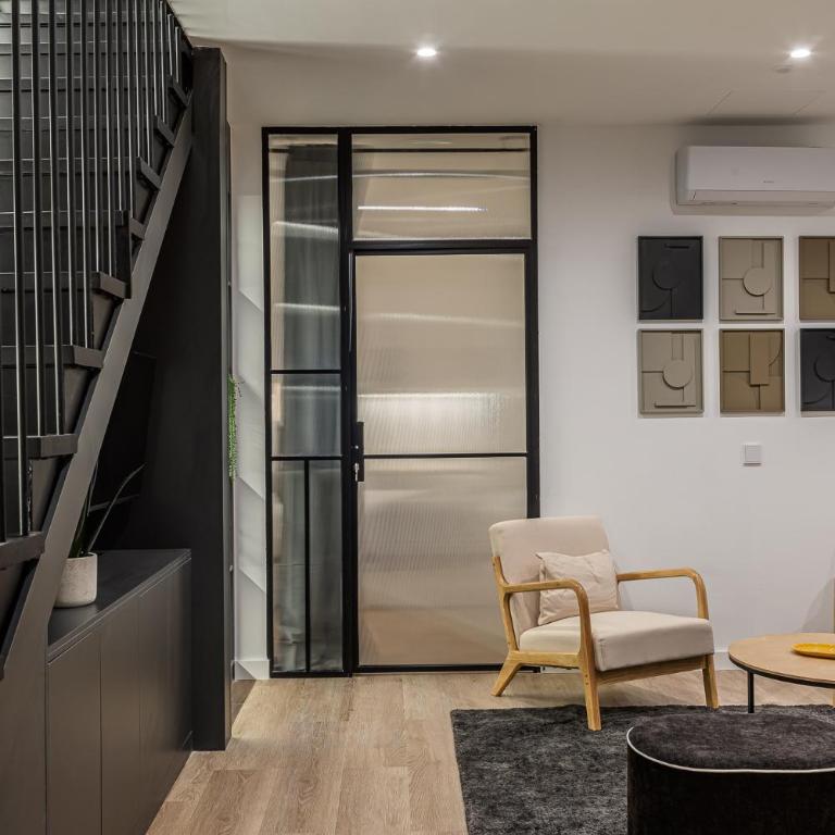 Queen's Plaza España Boutique - Alojamiento Corta Estancia - Doppelzimmer mit eigenem Bad - 14