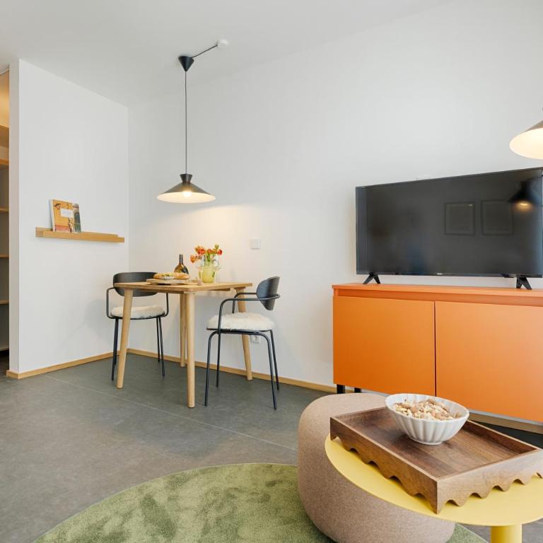 homie stay an der alten dampf - kostenlose Tiefgarage - Studio mit Balkon - 5