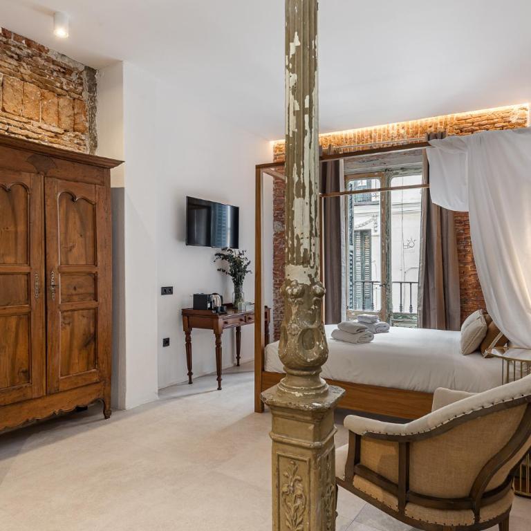 Queen's House Chueca Madrid - Chambre Double avec Salle de Bains Privative - 12