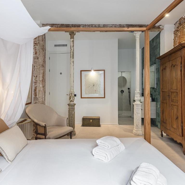 Queen's House Chueca Madrid - Chambre Double avec Salle de Bains Privative - 11