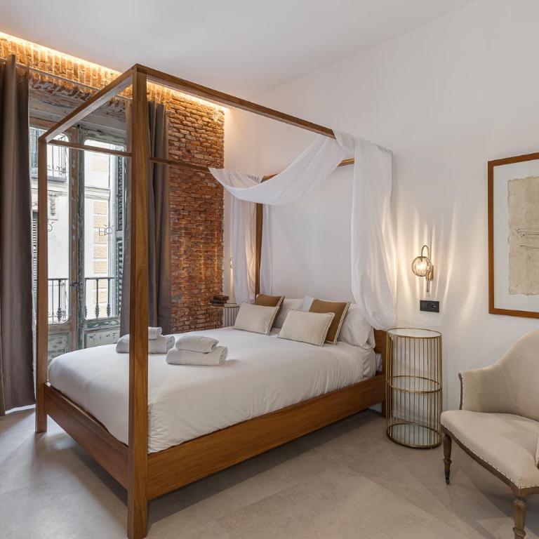 Queen's House Chueca Madrid - Chambre Double avec Salle de Bains Privative - 14