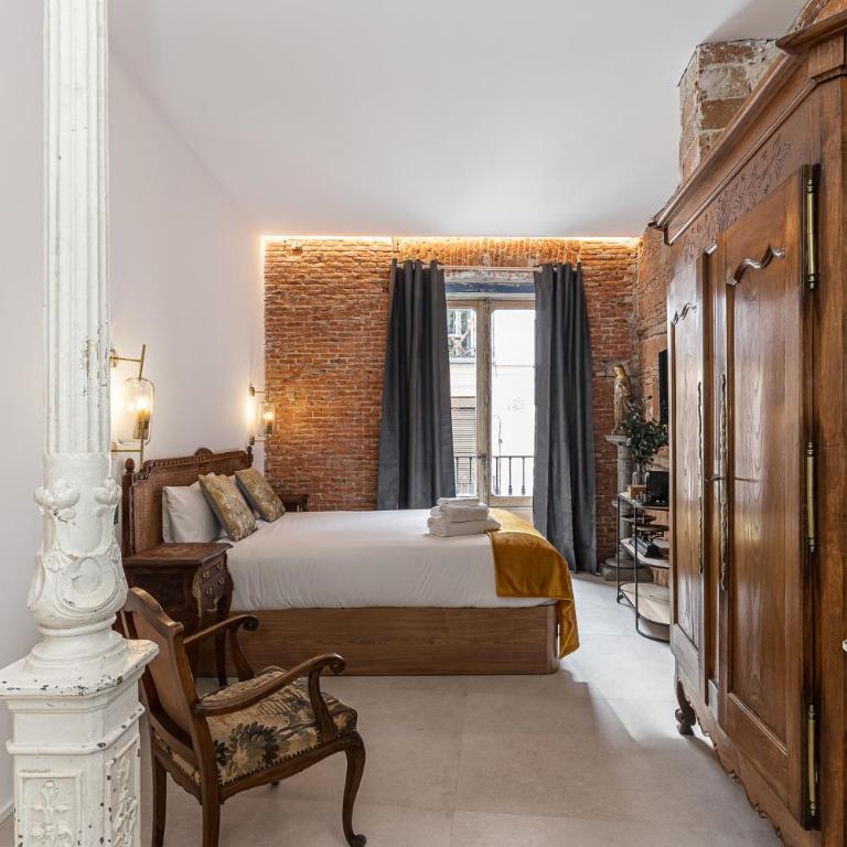 Queen's House Chueca Madrid - Chambre Double avec Salle de Bains Privative - 8