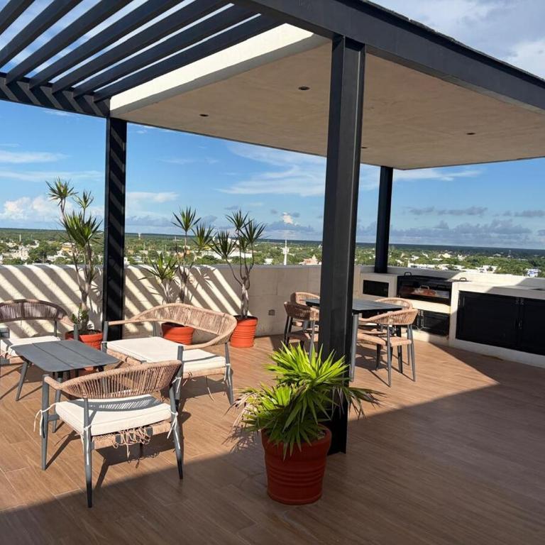 Stylish apartment with pool and gym in Cozumel - Appartement 1 Chambre - 6