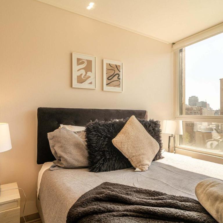 HOM I ModernoDepto Santiago Centro CálidoConectado - Apartamento - 52