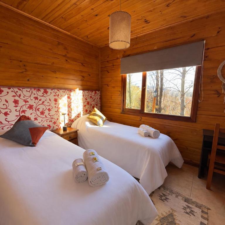 Hosteria Rukahué - Habitación Doble con baño privado - 2 camas - 1