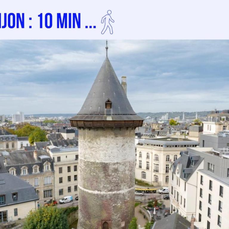 Le balcon d'Adam - center of Rouen - 2 people - Appartement 1 Chambre - 30
