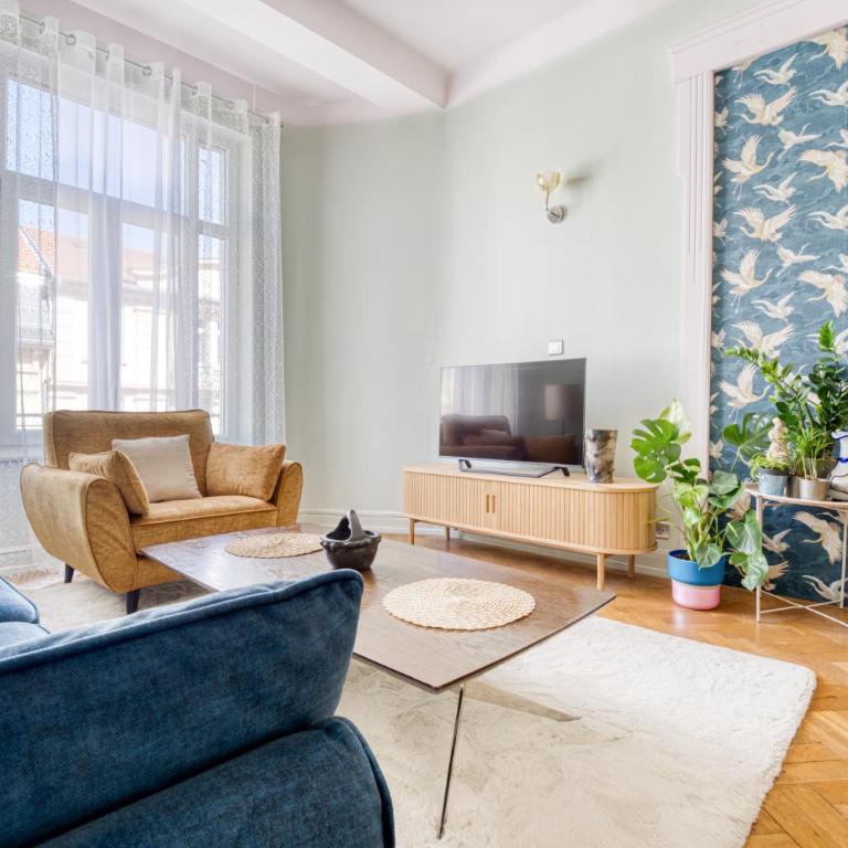 Grand 90m2 - 4 lits - Quartier Impérial - Gare 1 min - Apartment mit 2 Schlafzimmern - 3