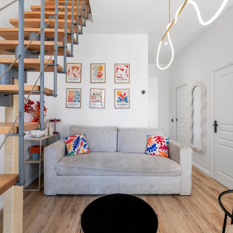 3BR Duplex w/ Balcony & A/C - Port of Nice | By Airnest - Appartamento - 30