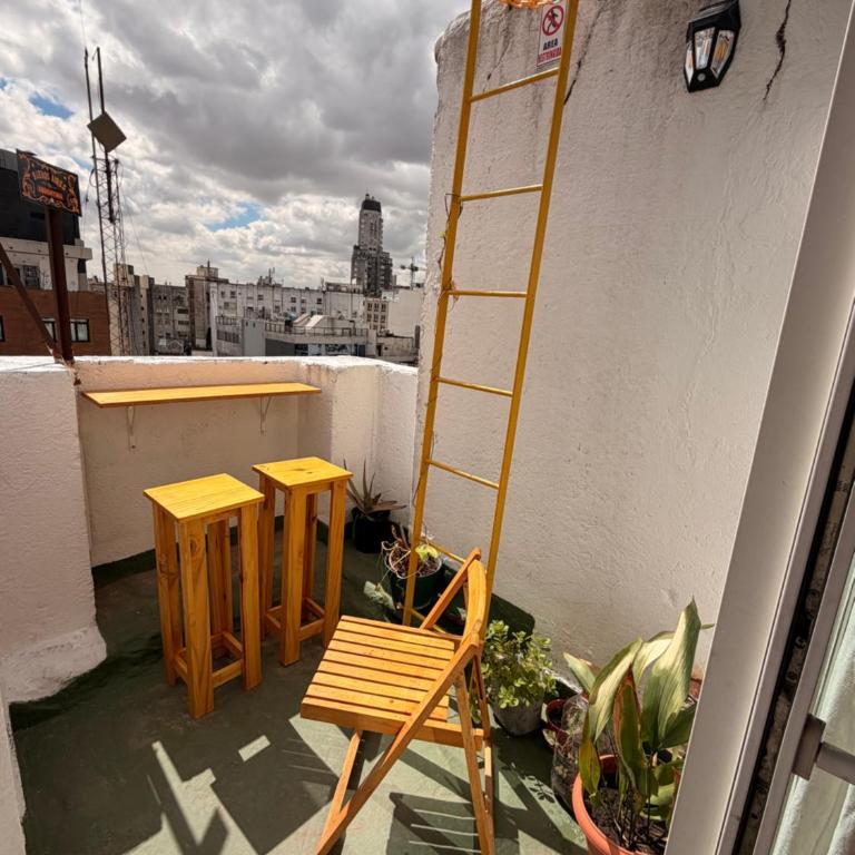 Departamento Piso 11 Terracita privada y Vistas!! 700 m Obelisco, 100 m Florida - Apartamento de 1 dormitorio - 6