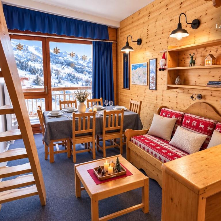 Duplex des Cimes - Ménage et lits faits inclus - Ski IN-OUT - Arc 2000 - La conciergerie du Varet - Appartement 1 Chambre - 3