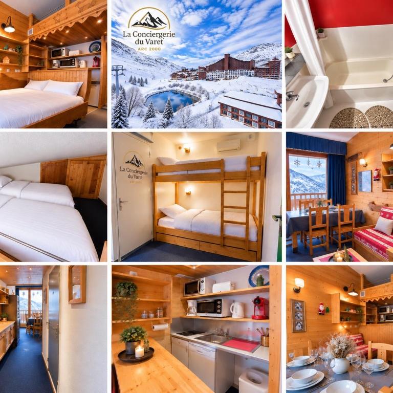 Duplex des Cimes - Ménage et lits faits inclus - Ski IN-OUT - Arc 2000 - La conciergerie du Varet - Appartement 1 Chambre - 2